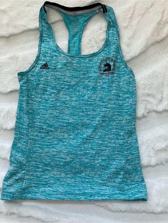 adidas Tops - Boston Marathon 2016 Adidas Teal Racerback Tank